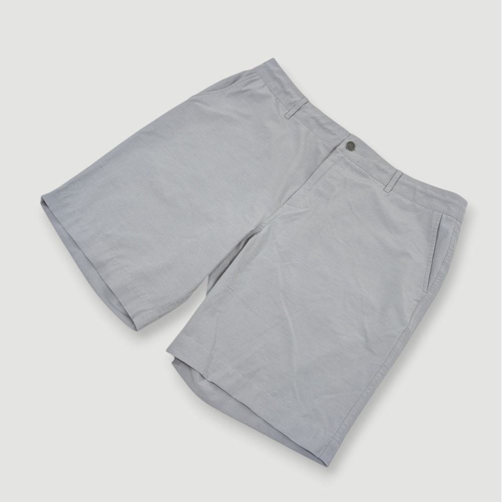 Faherty All Day Shorts Mens 36 9" Inseam Gray Hybrid Quick Dry Stretch Chino